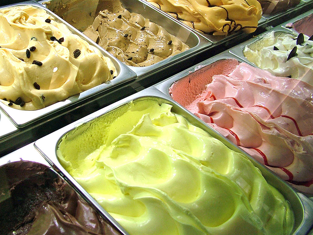 Eiscreme Speiseeis